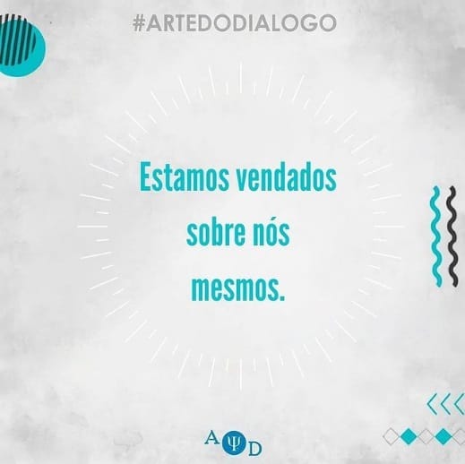 De olhos vendados não enxergamos